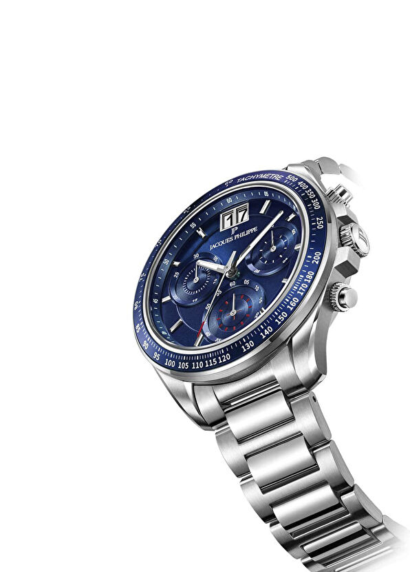 Jacques Philippe JPQGC901336 Metalik Gri Çelik Erkek Kol Saati - 3