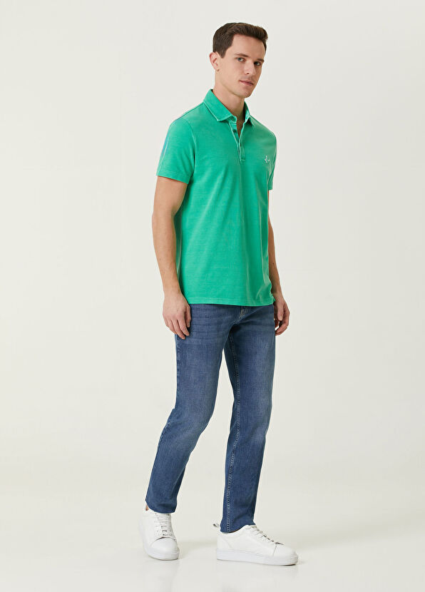 Beymen Club Comfort Fit Yeşil Polo Yaka T-shirt - 3