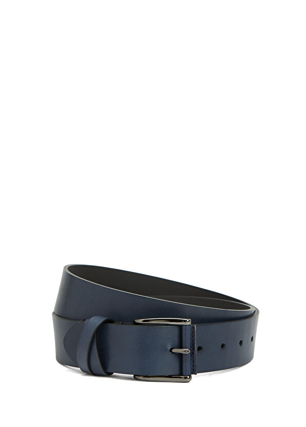 Beymen Club Lacivert Erkek Deri Kemer - 1