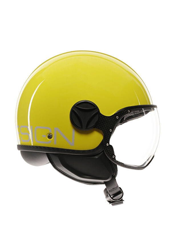 Momo Design Fgtr Classic Candy Yellow White Outdoor Motorcycle Helmet - 2