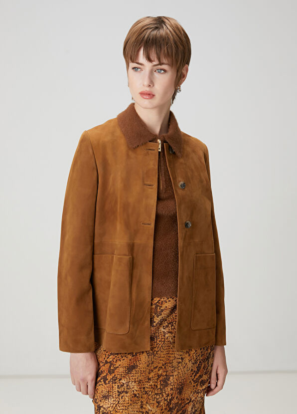 Beymen Club Tan Suede Jacket - 1