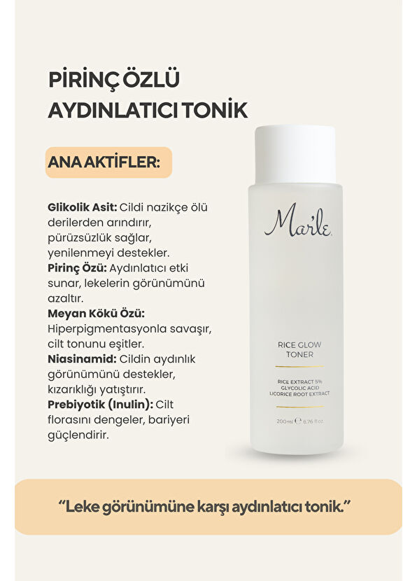 Mar'le Rice Extract Brightening Purifying Tonic 200 ml - 3
