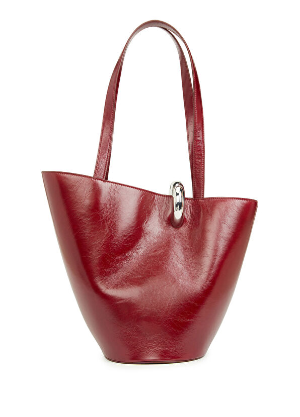 Le Bambola Moyen Bordo Kadın Süet Çanta - Görsel 4