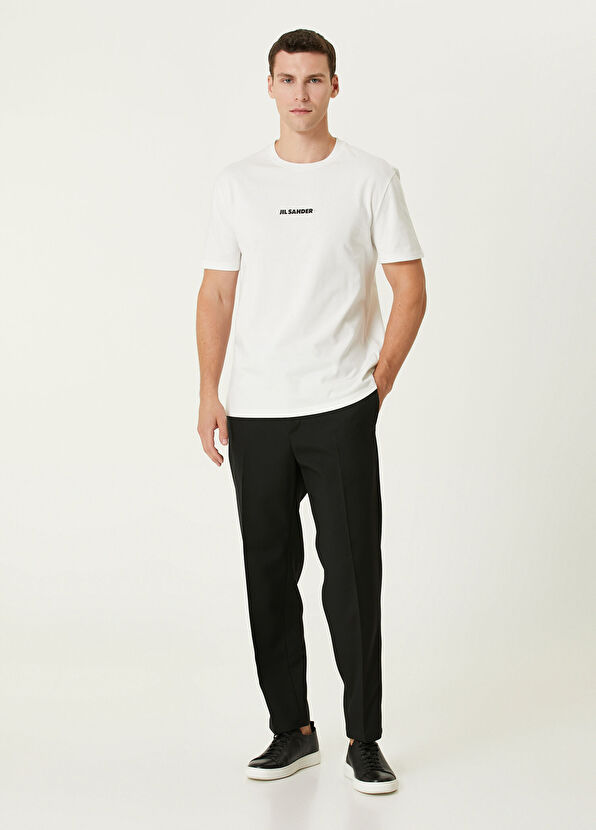 Jil Sander Relaxed Fit Siyah Pantolon - 1