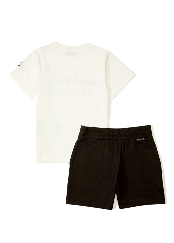 Moncler Beyaz Erkek Çocuk 2li Set - 2