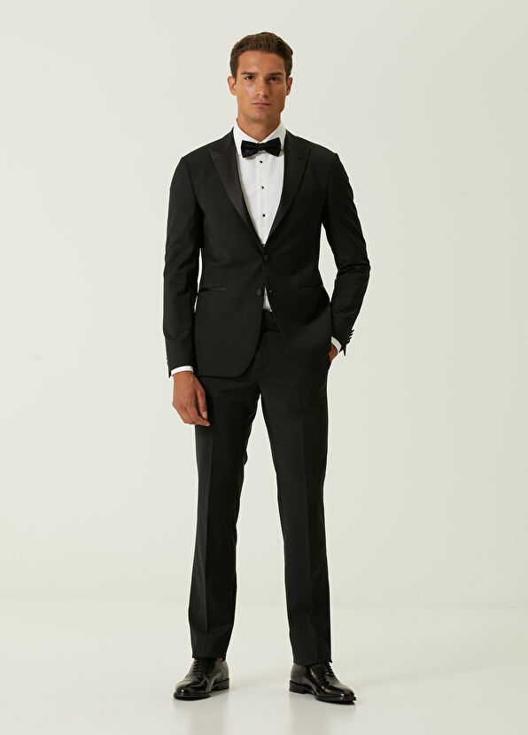 Beymen Club Drop 6 Siyah Yün Smokin - 1