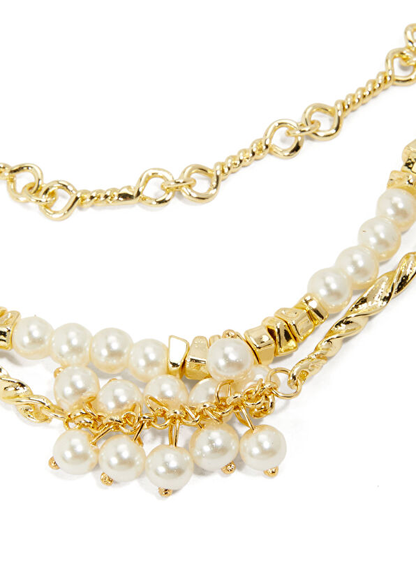 Beymen Club Gold İnci Detaylı Kadın Kolye - 2