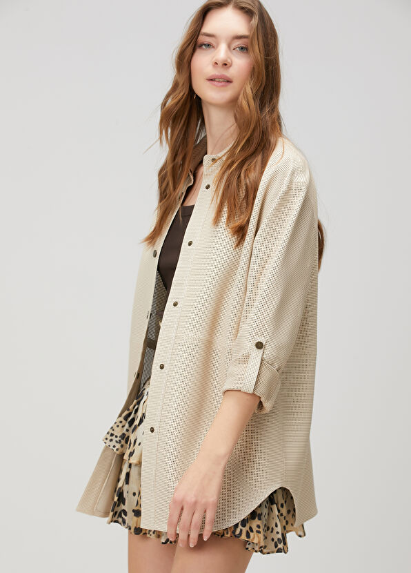 Beymen Club Beige Embroidered Jacket - 4