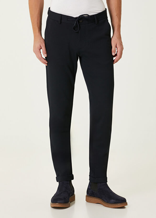 Lacivert Beli Kordonlu Spor Pantolon Beymen Club Lacivert Beli Kordonlu Spor Pantolon - 2