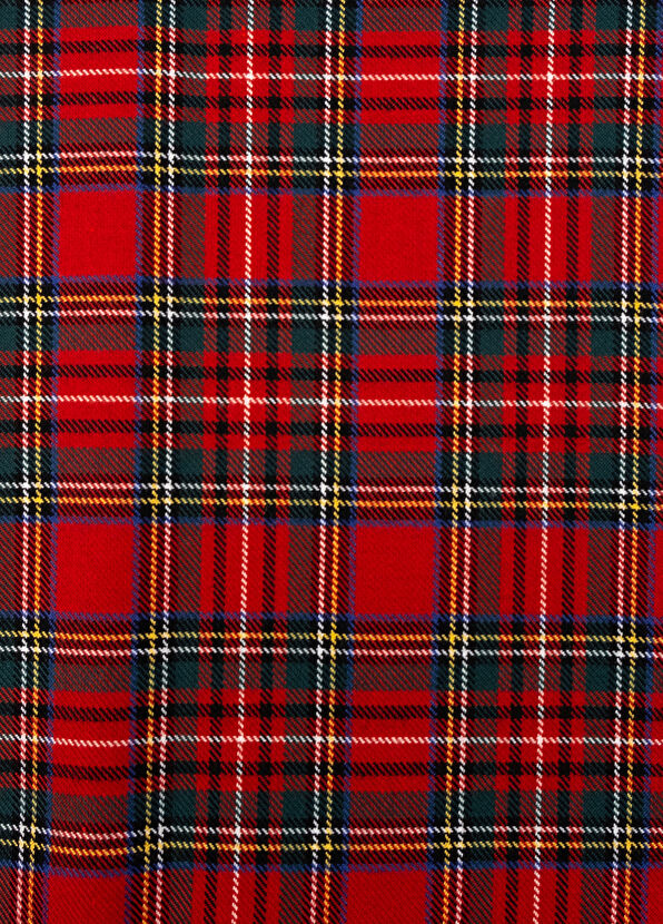 Golden Table Home Kırmızı Ekose Desenli Püsküllü Masa Örtüsü - 2