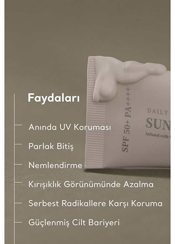 Village 11 Factory Daily Mild Sun Fluid SPF50+ PA++++ Güneş Kremi 50 ml - 3
