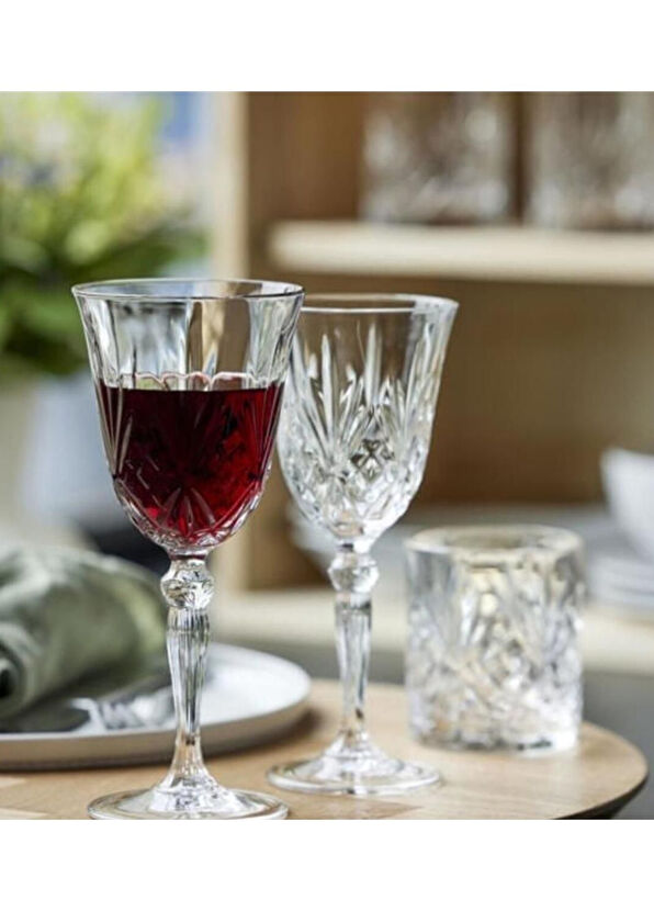 Lyngby Glas Melodia Crystal Red Wine Glass Set of 4 - 4