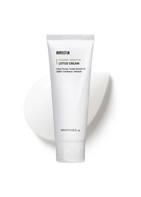 Rovectin Calming Lotus Cream Cilt Hasarına Karşı Koruyucu Nemlendirici Yüz Kremi 60 ml - 2