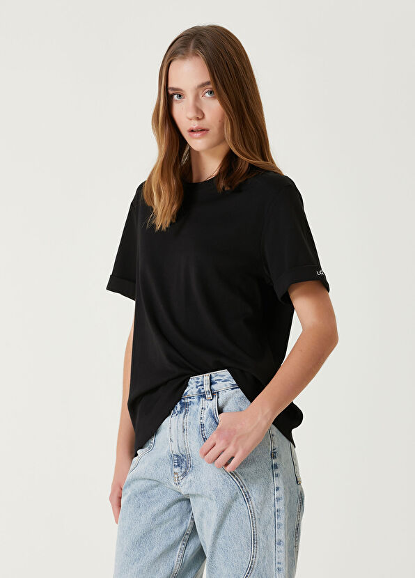 Lol Siyah Basic T-shirt - 1