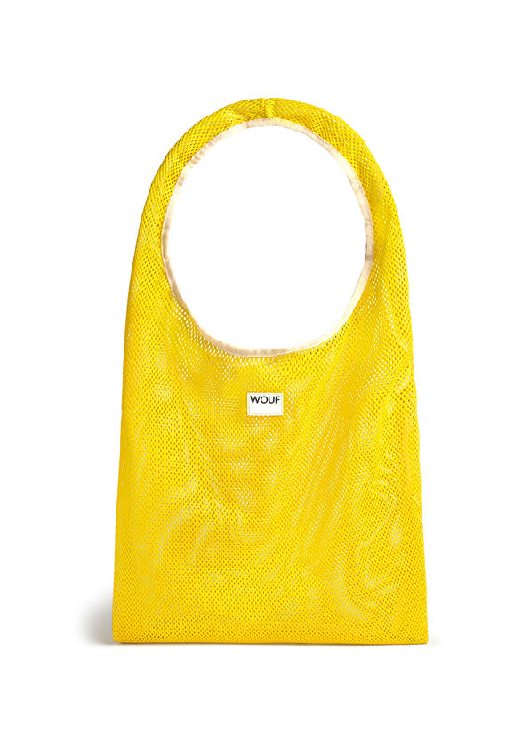 Wouf Ray Yellow Women's Tshirt Bag - 1