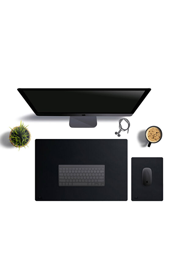 Roarcraft Siyah Deri Masa Matı ve Mouse Pad Seti - 2