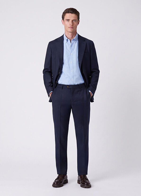 Beymen Club Navy Blue Fine Wool Wool Jacket - 1