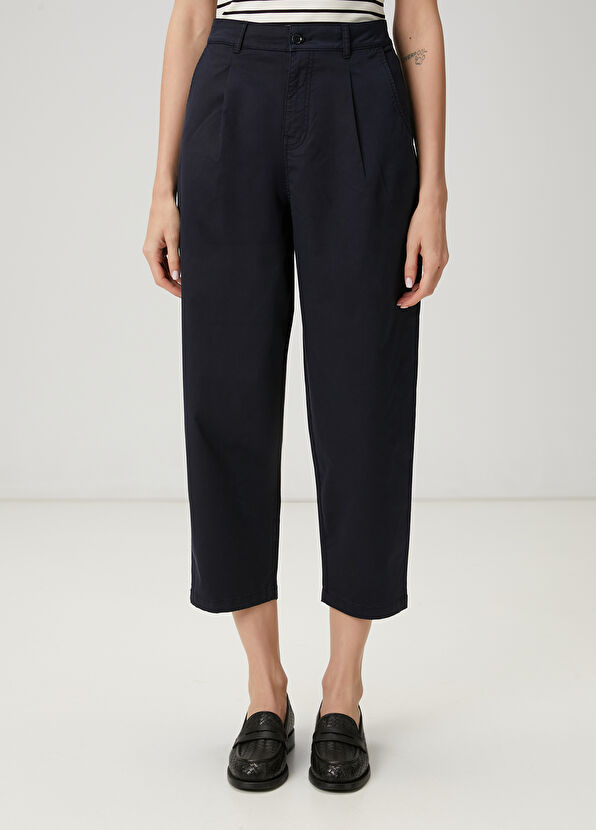 Beymen Club Navy Blue Gabardine Chinos - 2