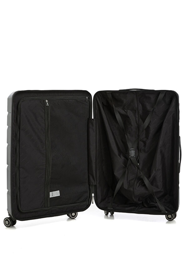 Beymen Siyah Büyük Boy Bavul - 4