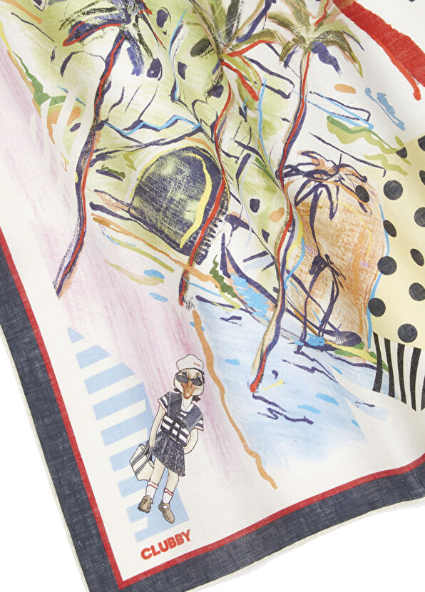 Beymen Club Black Cool Clubby Women's Linen Shawl - 4