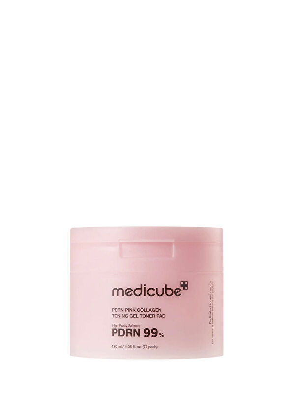 Medicube PDRN Pink Collagen Toning Gel Moisturizing Shine Toner Pad - 1