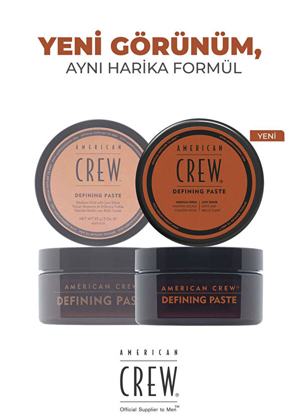 American Crew Defining Paste Erkekler İçin Şekillendirici Saç Waxı 85 gr - 2