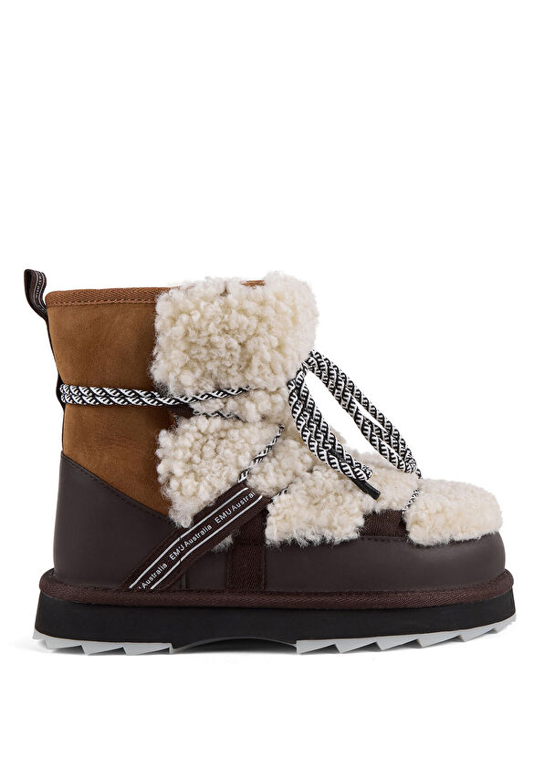 EMU Australia Blurred Teddy Brown Women's Boots - 1