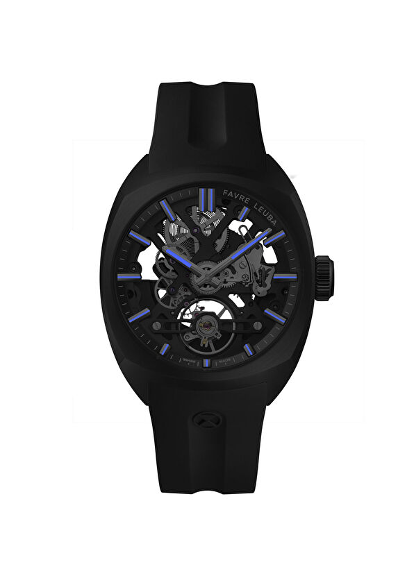 Favre Leuba Chief Skeleton 00.20106.105.06.301 Siyah Erkek Kol Saati - 4