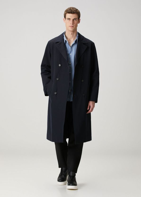 A.P.C. Lacivert Pardösü - 1