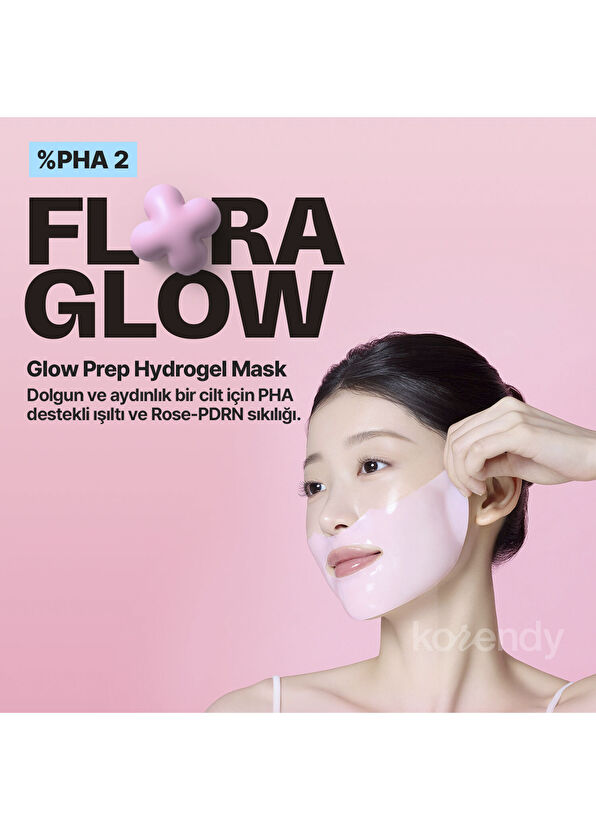 Mamonde Flora Glow Rose Hydrogel Mask Pürüzsüzlük Koruyucu ve Işıltı Artırıcı Hidrojel Yüz Masksie 42 gr - 2