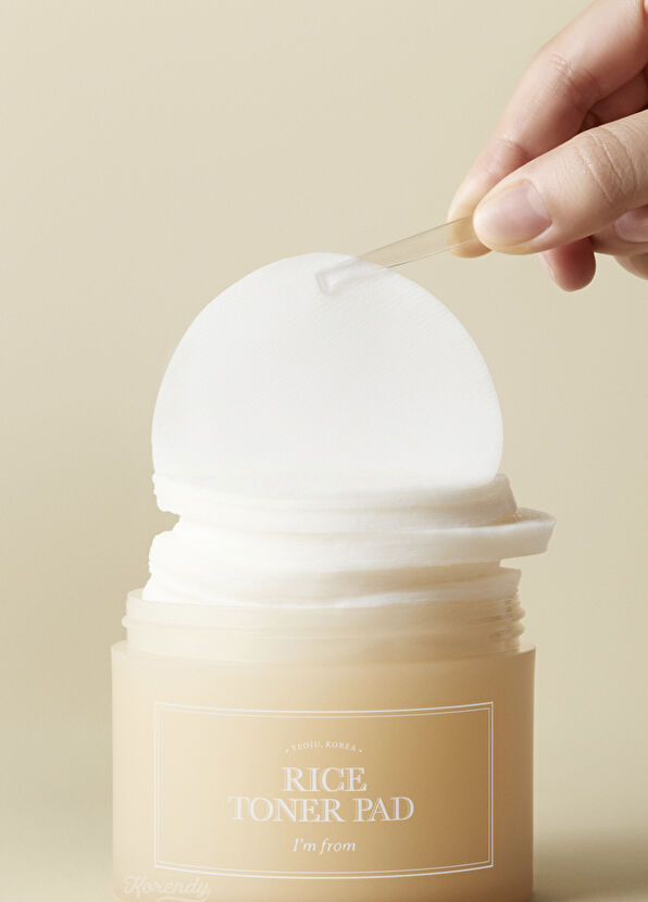 I’m From Rice Toner Pad Leke Karşıtı Parlatıcı ve Pürüz Karşıtı Pirinç Özlü Maske Ped 140 ml - 2