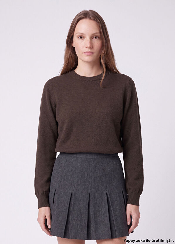 Beymen Club Brown Cashmere Sweater - 1