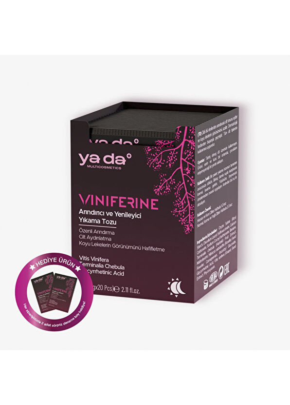 ya da multicosmetics Viniferine Arındırıcı ve Yenileyici Yüz Yıkama Tozu  2 gr - 2