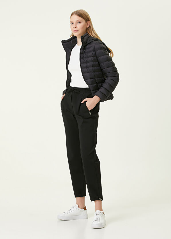 Beymen Club Siyah Stoper Paça Jogger Pantolon - 1