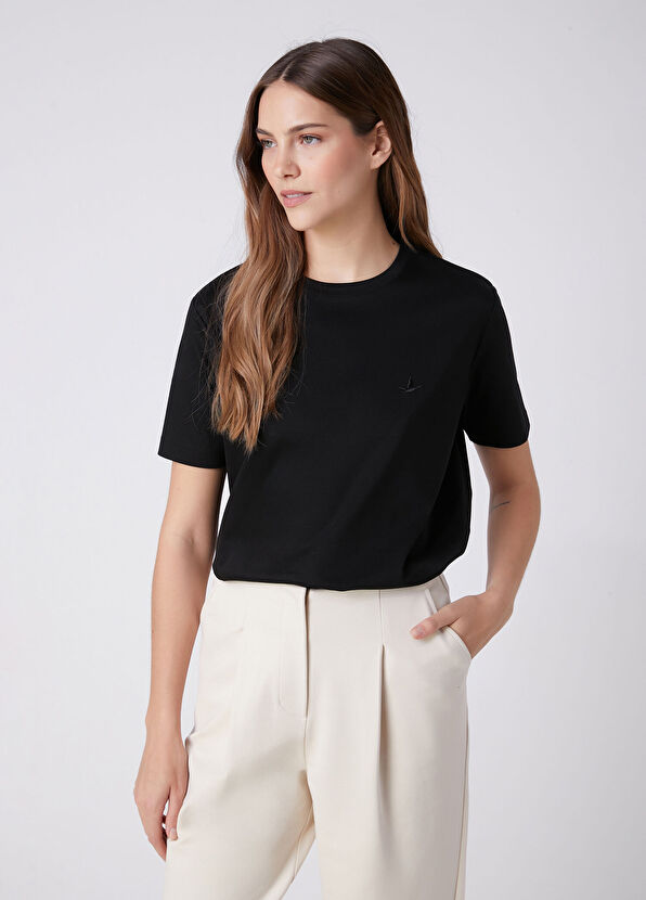 Beymen Club Black Basic T-Shirt - 4