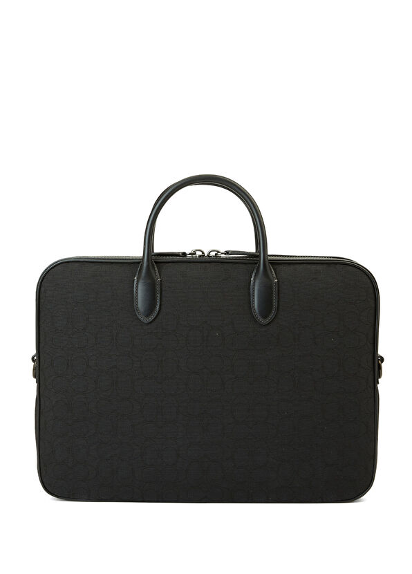 Siyah Erkek Evrak Çantası - Görsel 5