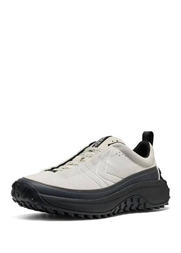 Keen KS Mino Silver Birch Black Leather Women's Sneakers - 3