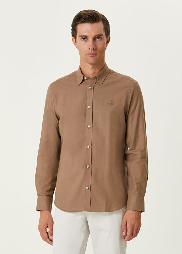 Beymen Club Comfort Fit Mink Shirt - 1
