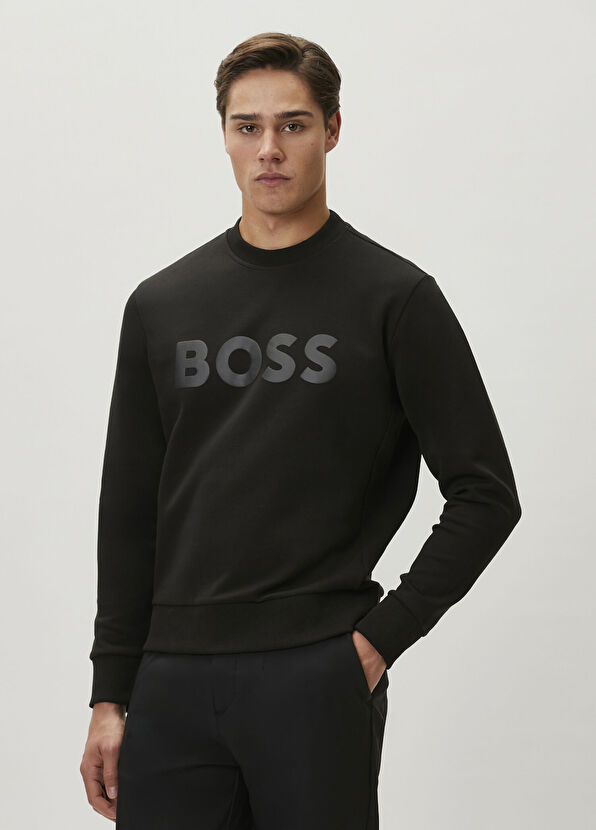 Boss Siyah Sweatshirt - 1