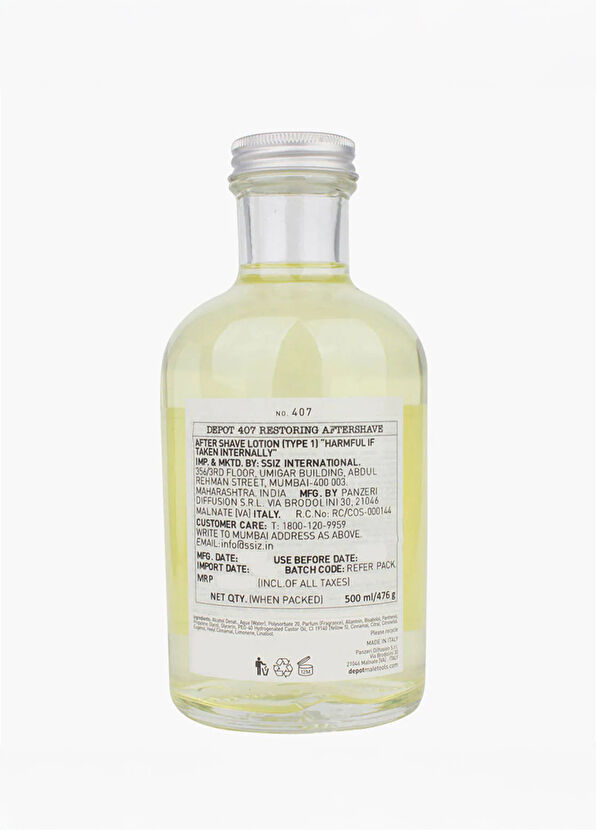 Depot No. 407 Restoring Aftershave Nemlendirici Tıraş Losyonu 500 ml - 4