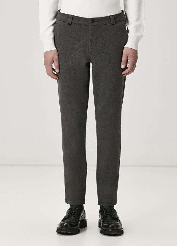 Beymen Club Slim Fit Jasmin Antrasit Melanj Chino Pantolon - 2