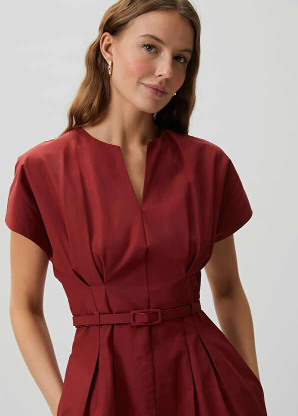 Beymen Club Kiremit Korsaj Detaylı Mini Elbise - 2