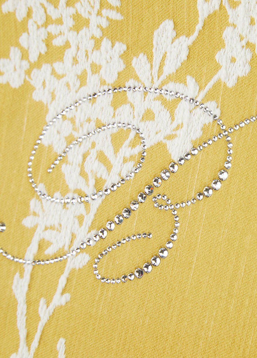 Blumarine Home Estate Sarı Çiçekli Yatak Örtüsü Sarı Blumarine Home Estate Sarı Çiçekli Yatak Örtüsü Sarı