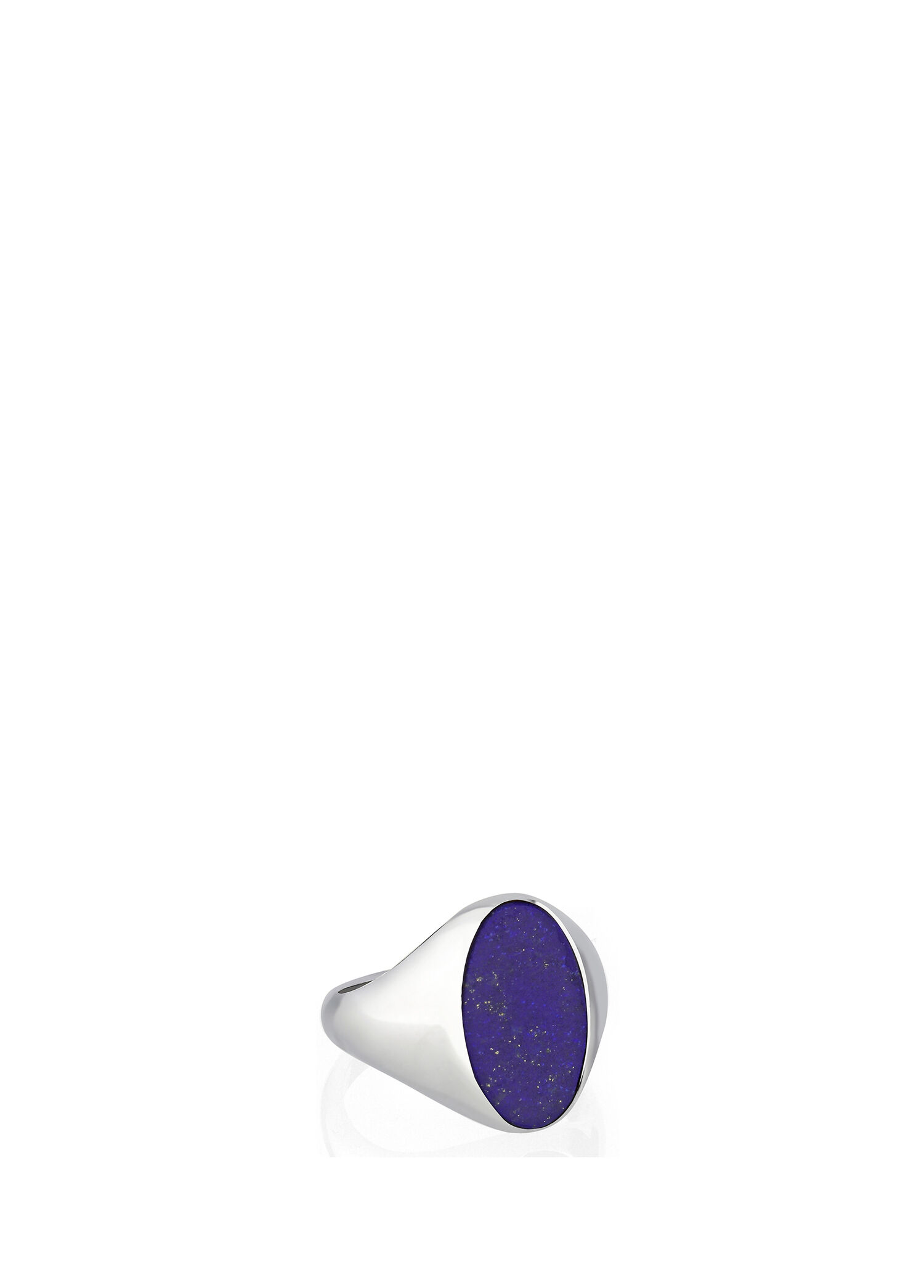 Infinity Lapis Lazuli Taşlı Mühür 925 Ayar Gümüş Yüzük