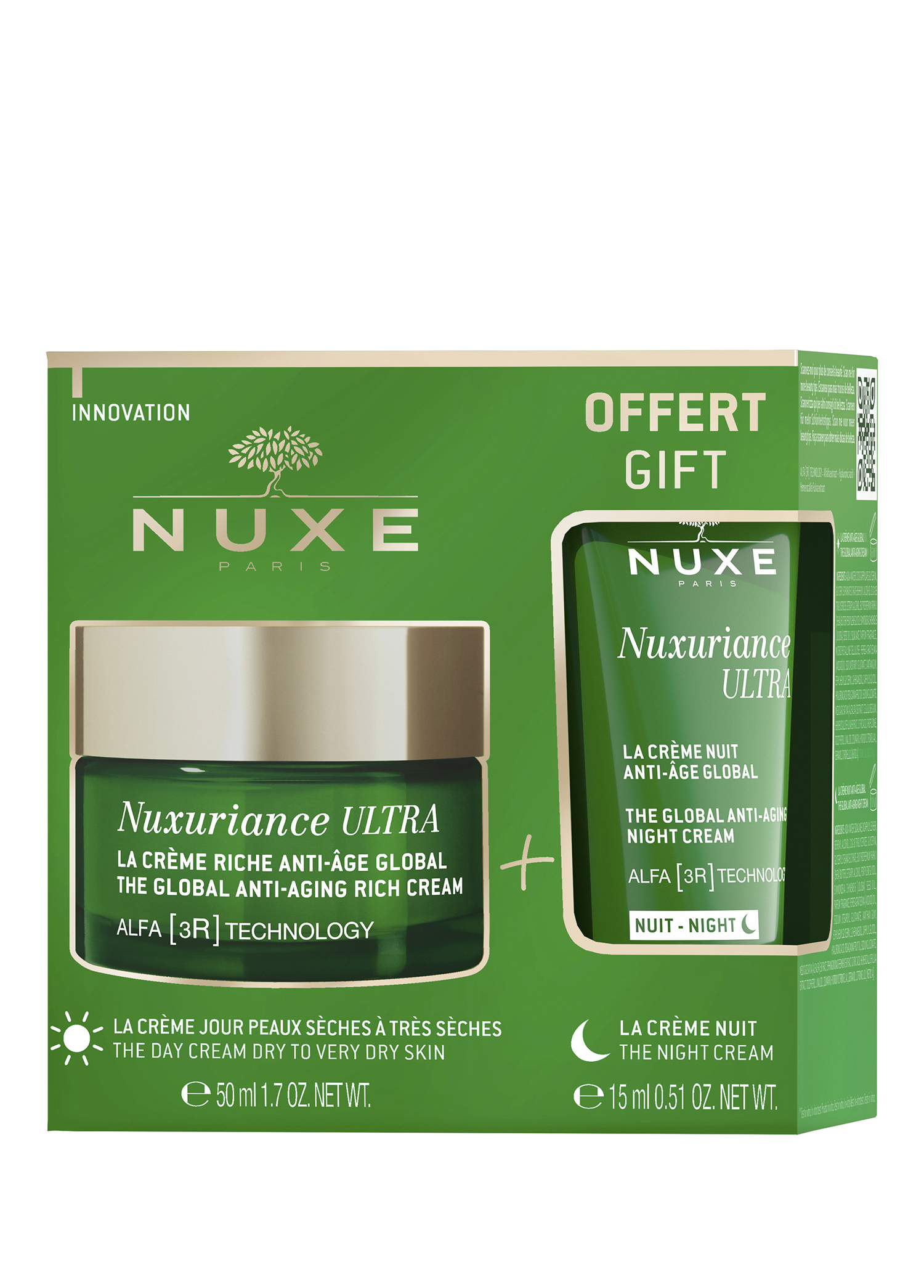 Nuxuriance Ultra Rich Krem+Gece Kremi 15 ml