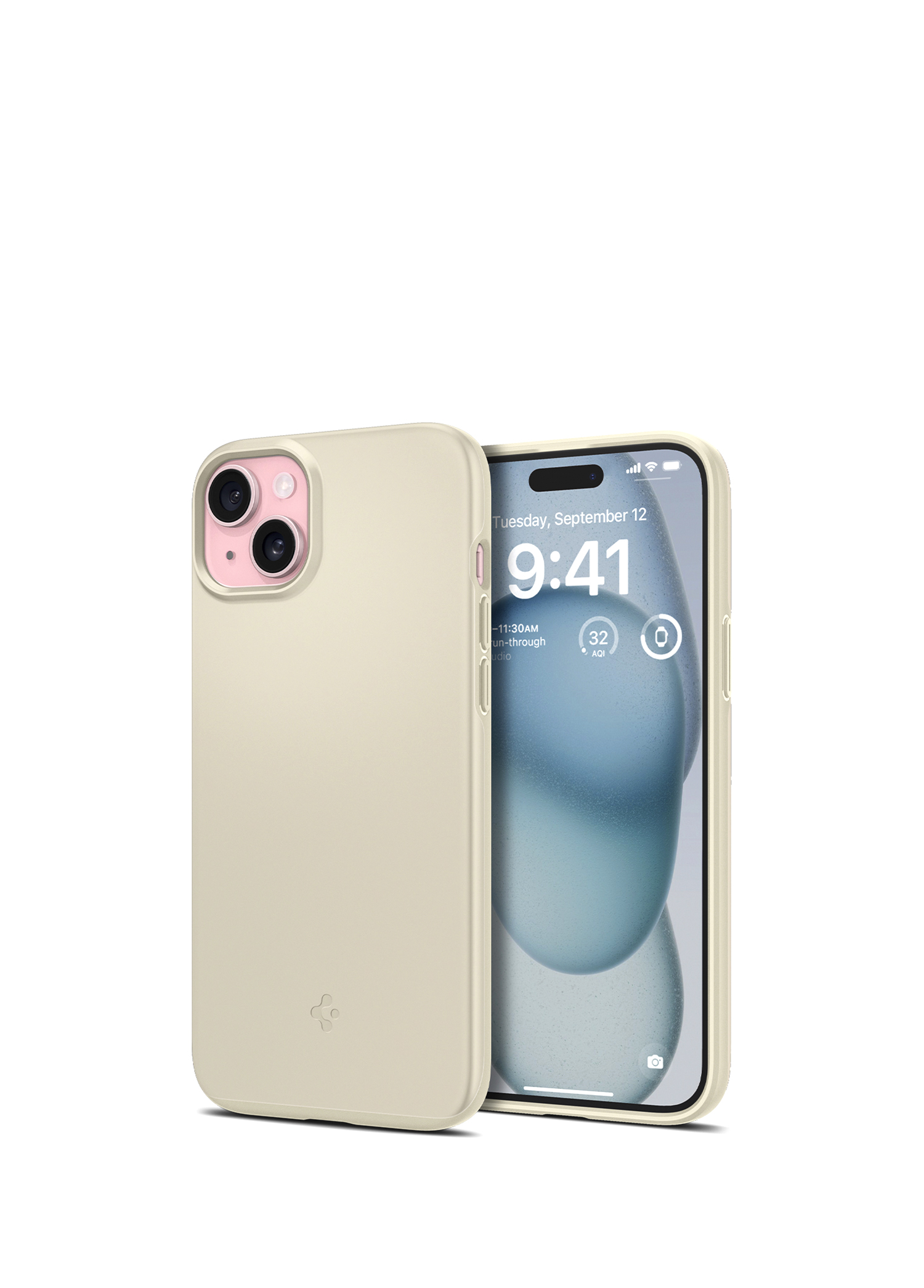 iPhone 15 Thin Mute Beige Fit Kılıf