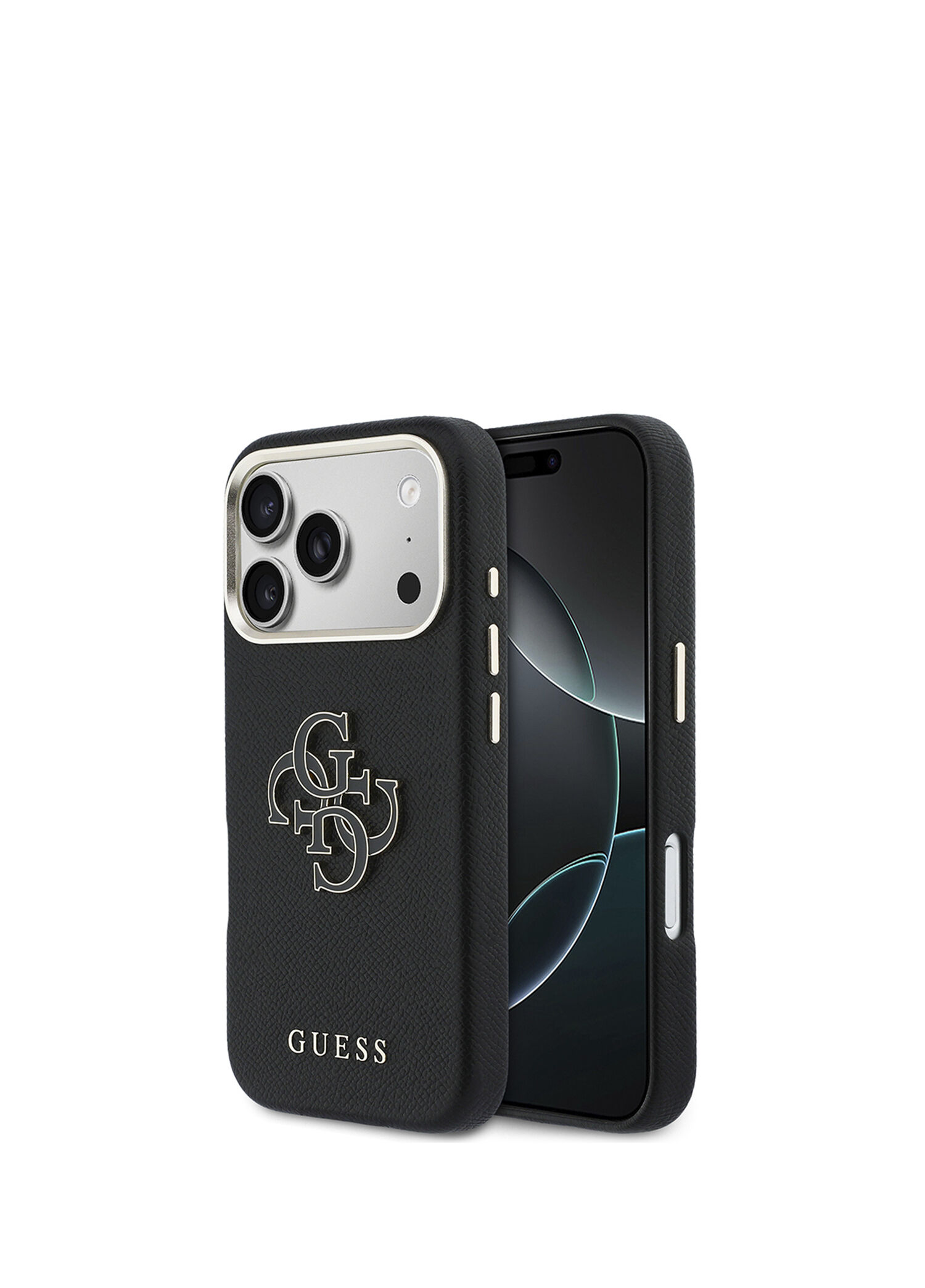 Guess  - iPhone 17 Pro Max iPhone 17 Pro Max PU Leather Resin Phone Case