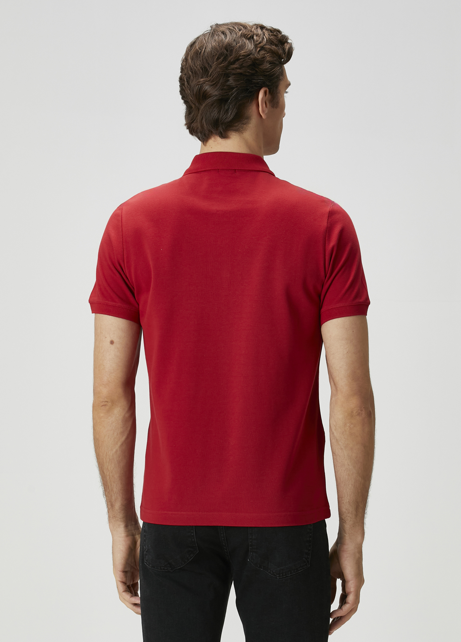 Bordo Polo Yaka T-shirt_3
