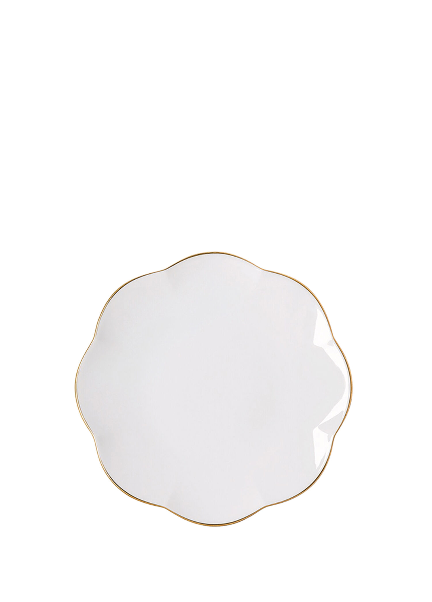 Sonetto Oro Beyaz Porselen Ekmek Tabağı 15 cm