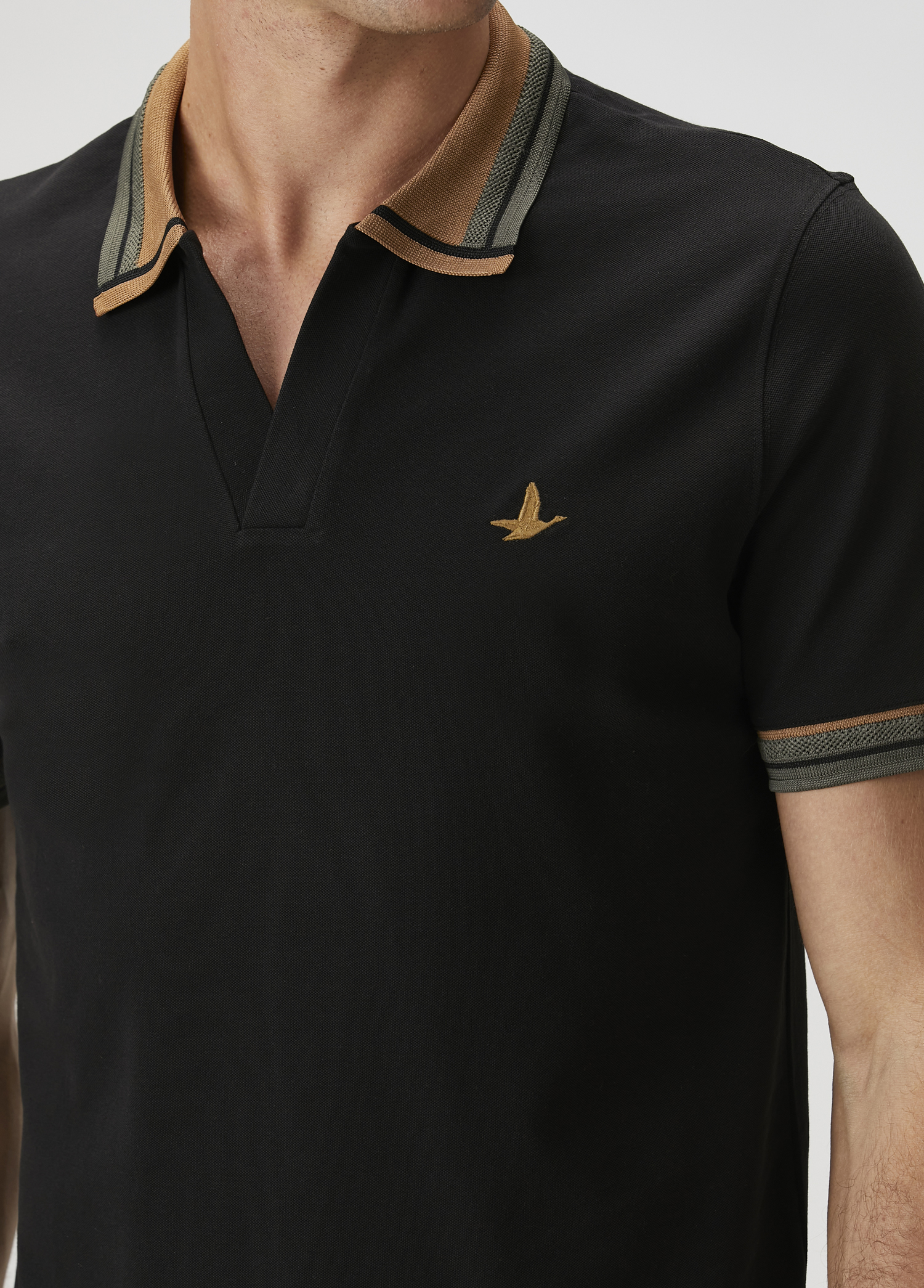 Comfort Fit Siyah T-shirt_5